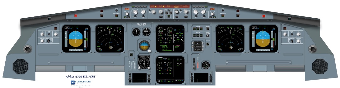 A320 Cockpit Poster