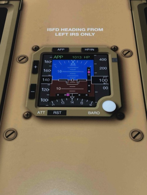 Laminated Cockpit Training Poster Standby Instrument