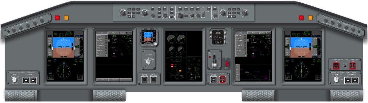 Embraer E175 E195 Cockpit Posters