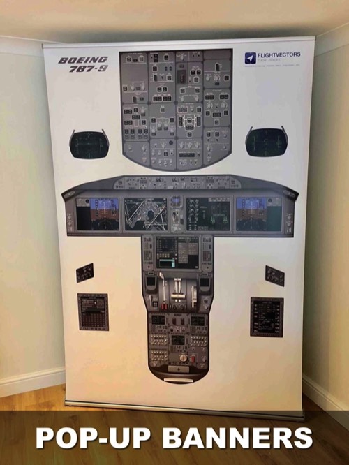 Cockpit Training Poster Roller Banners